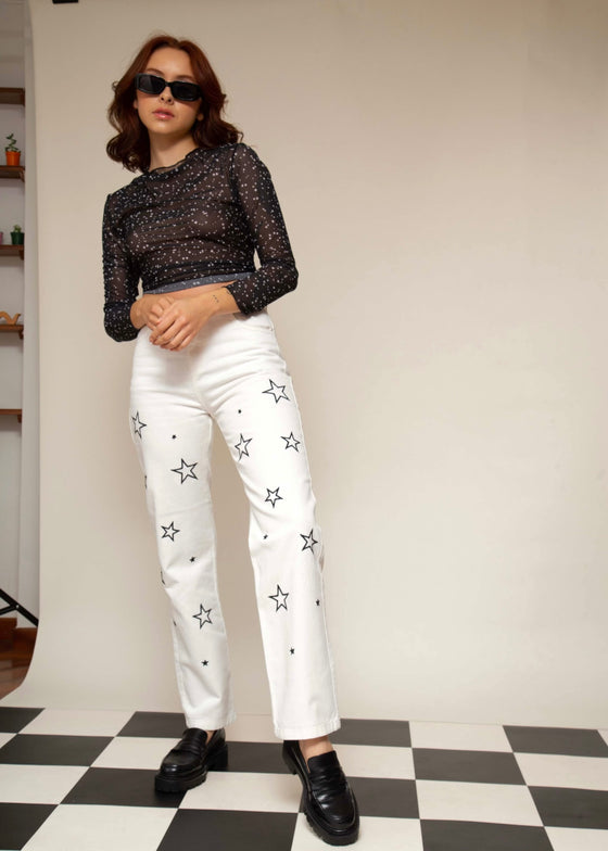 Jean Star Blanco