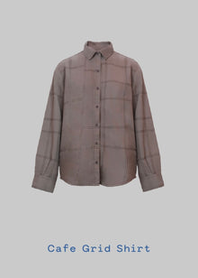  Grid Shirt - Café