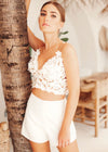 Flower White Top