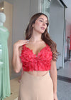 Butterfly Red Top