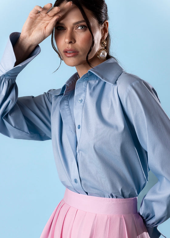 Emily Baby Blue Shirt