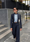 Couture Lace Denim Set
