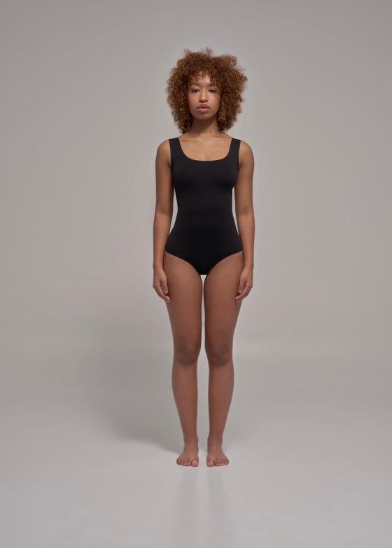 Body Second Skin Cuello Redondo - Negro