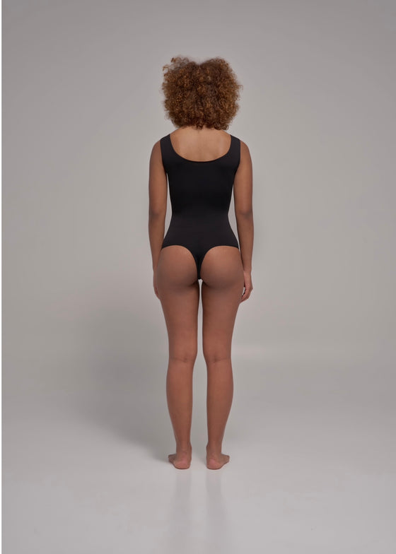 Body Second Skin Cuello Redondo - Negro