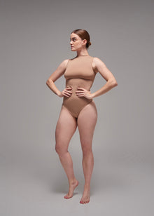  Body Second Skin Sin Mangas - Latte