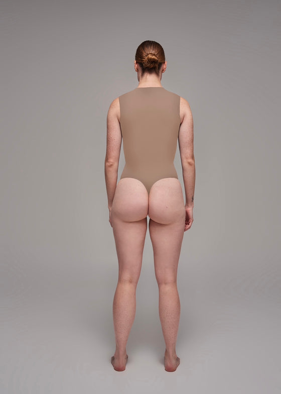 Body Second Skin Sin Mangas - Latte