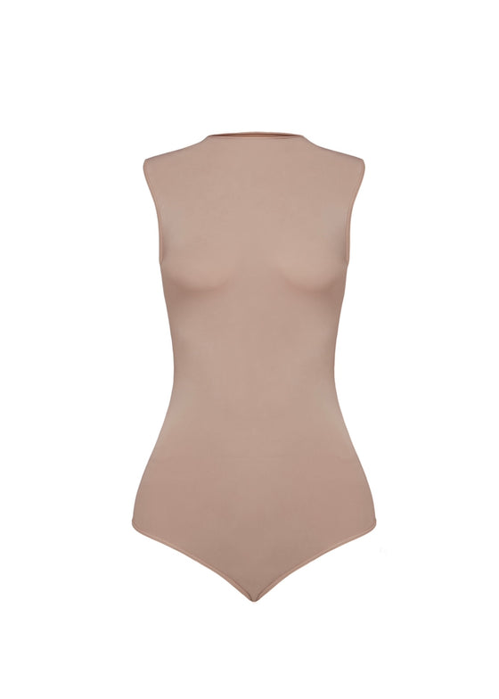 Body Second Skin Sin Mangas - Latte