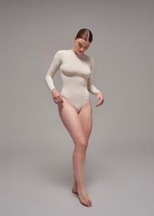  Body Second Skin Manga Larga - Marfil