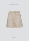 Sketchy Short - Beige