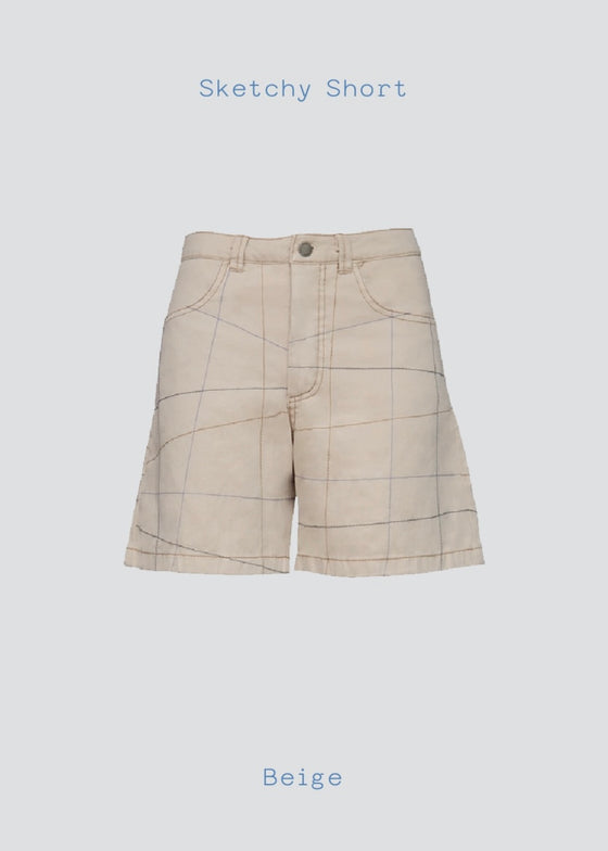 Sketchy Short - Beige