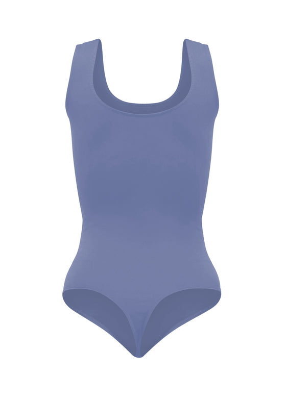 Body Second Skin Cuello Redondo - Serenity Blue