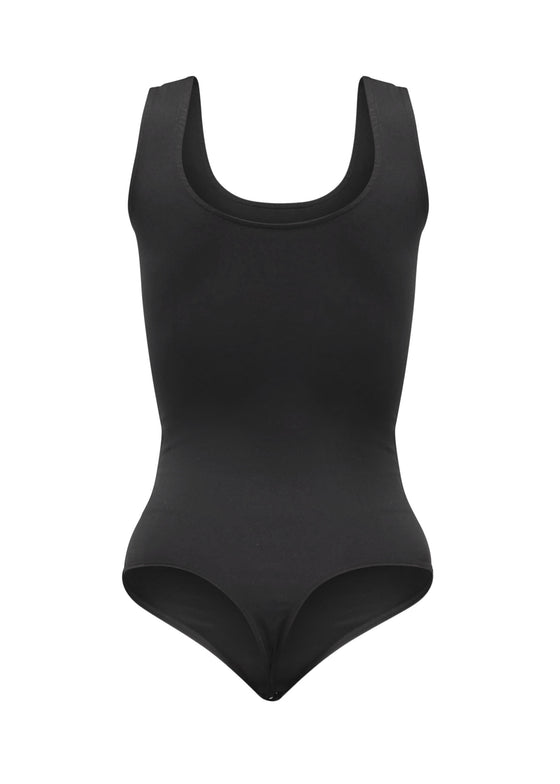 Body Second Skin Cuello Redondo - Negro