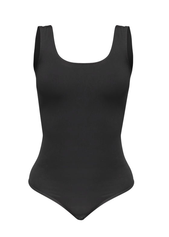 Body Second Skin Cuello Redondo - Negro